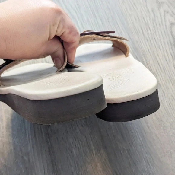 Ancient Greek Sandals Aglaia Slide in Snake Effect - Picture 7 of 8